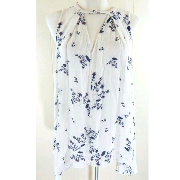 Free People Tree Swing Tunic Sleeveless White - Picture 2 of 4